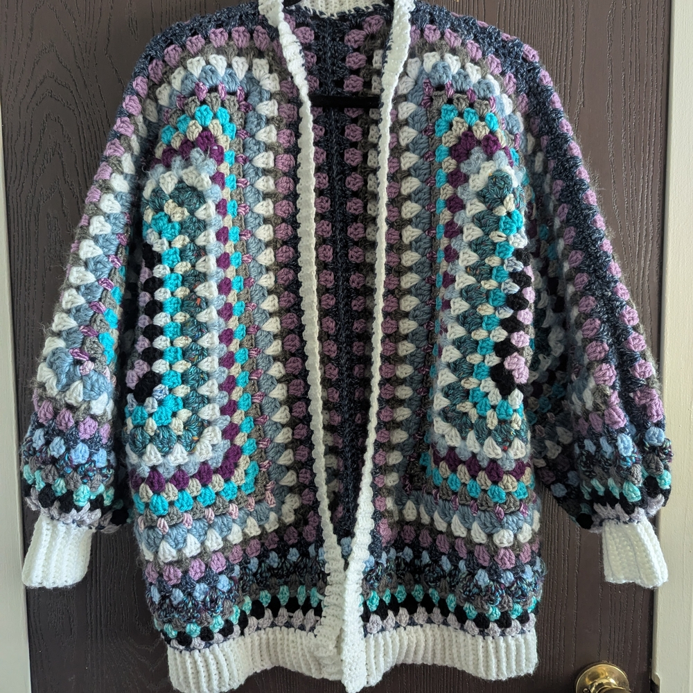 Handmade Multicolor Crochet Women’s Sweater